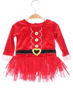 Kinderkleid George, Größe 3-6m/ 62-68 cm, Farbe Rot, Preis € 14,99