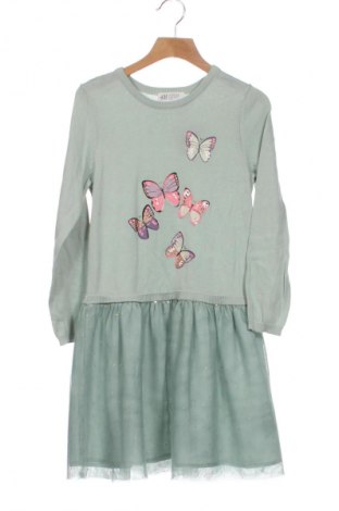 Kinderkleid H&M, Größe 6-7y/ 122-128 cm, Farbe Grün, Preis 11,25 €