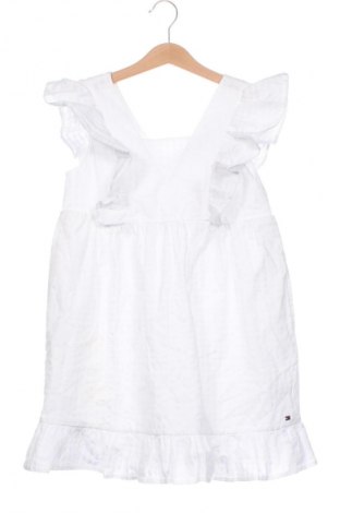 Детска рокля Tommy Hilfiger, Размер 7-8y/ 128-134 см, Цвят Бял, Цена 124,99 лв.