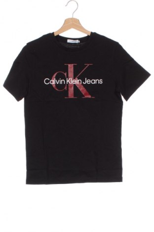 Kinder T-Shirt Calvin Klein Jeans, Größe 13-14y/ 164-168 cm, Farbe Schwarz, Preis 34,49 €