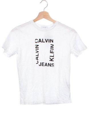 Kinder T-Shirt Calvin Klein Jeans, Größe 10-11y/ 146-152 cm, Farbe Weiß, Preis € 34,49