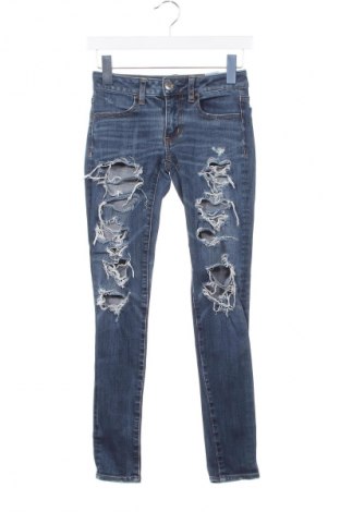 Blugi pentru copii American Eagle, Mărime 9-10y/ 140-146 cm, Culoare Albastru, Preț 53,09 Lei