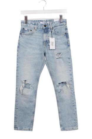 Dziecięce jeansy Calvin Klein Jeans, Rozmiar 11-12y/ 152-158 cm, Kolor Niebieski, Cena 220,99 zł