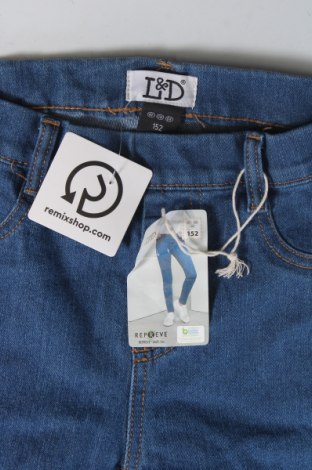 Kinderjeans L&d, Größe 11-12y/ 152-158 cm, Farbe Blau, Preis € 14,99