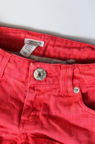 Kinder Shorts H&M, Größe 12-13y/ 158-164 cm, Farbe Rot, Preis 3,99 €