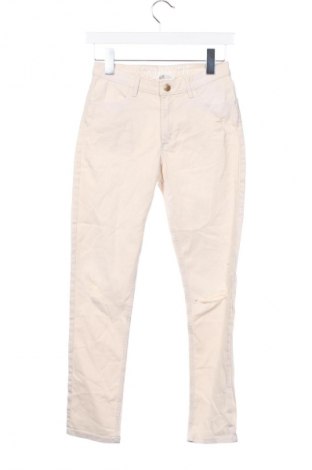 Pantaloni pentru copii H&M, Mărime 11-12y/ 152-158 cm, Culoare Ecru, Preț 31,99 Lei