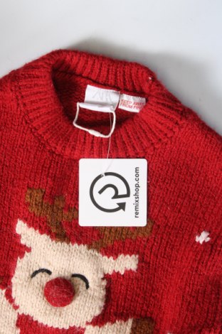 Kinderpullover Zara, Größe 18-24m/ 86-98 cm, Farbe Rot, Preis 8,18 €