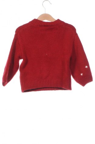 Kinderpullover Zara, Größe 18-24m/ 86-98 cm, Farbe Rot, Preis 8,18 €