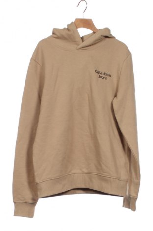 Kinder Sweatshirts Calvin Klein Jeans, Größe 13-14y/ 164-168 cm, Farbe Beige, Preis 48,49 €