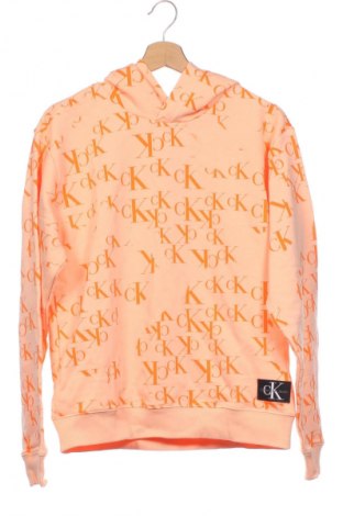 Kinder Sweatshirts Calvin Klein Jeans, Größe 15-18y/ 170-176 cm, Farbe Orange, Preis € 40,49