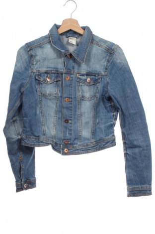 Kinder Jeansjacke H&M, Größe 14-15y/ 168-170 cm, Farbe Blau, Preis 7,99 €