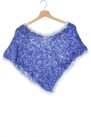 Kinderponcho, Größe 8-9y/ 134-140 cm, Farbe Blau, Preis 7,49 €