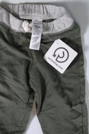 Pantaloni de trening, pentru copii Carter's, Mărime 9-12m/ 74-80 cm, Culoare Verde, Preț 62,99 Lei