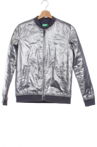 Kinderjacke United Colors Of Benetton, Größe 11-12y/ 152-158 cm, Farbe Silber, Preis € 21,28