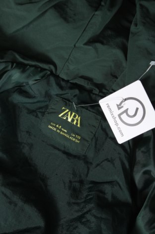 Παιδικό μπουφάν Zara, Μέγεθος 4-5y/ 110-116 εκ., Χρώμα Πράσινο, Τιμή 15,40 €