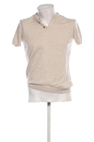 Herren Shirt Massimo Dutti, Größe M, Farbe Beige, Preis 14,99 €