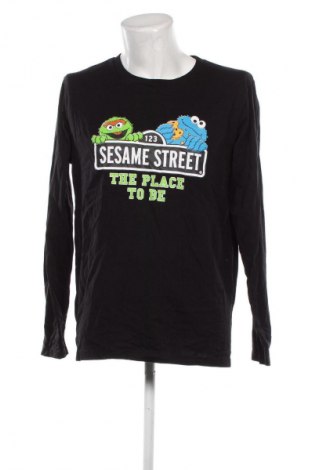 Męska bluzka Sesame Street, Rozmiar XL, Kolor Czarny, Cena 80,99 zł