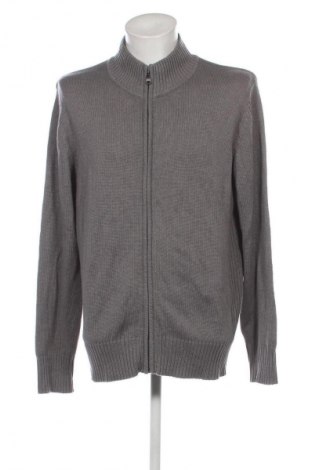 Herren Strickjacke Straight Down, Größe XXL, Farbe Grau, Preis 19,49 €