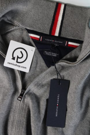 Męski kardigan Tommy Hilfiger, Rozmiar L, Kolor Szary, Cena 697,99 zł