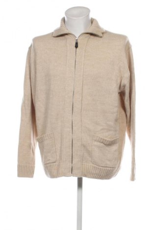 Herren Strickjacke Umberto Rosetti, Größe L, Farbe Beige, Preis € 33,99