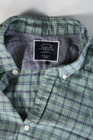 Herrenhemd Charles Tyrwhitt, Größe L, Farbe Grün, Preis € 19,49