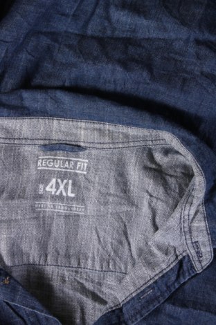 Męska koszula, Rozmiar 4XL, Kolor Niebieski, Cena 88,99 zł