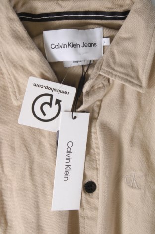 Pánská košile  Calvin Klein Jeans, Velikost L, Barva Béžová, Cena  1 719,00 Kč