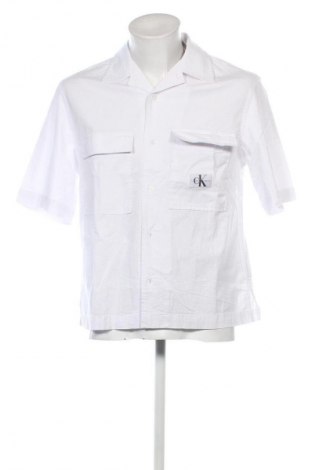 Męska koszula Calvin Klein Jeans, Rozmiar S, Kolor Biały, Cena 477,99 zł