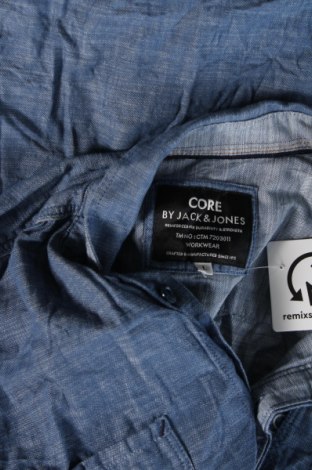 Pánská košile  Core By Jack & Jones, Velikost L, Barva Modrá, Cena  199,00 Kč