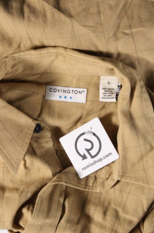 Herrenhemd Covington, Größe L, Farbe Beige, Preis € 9,49