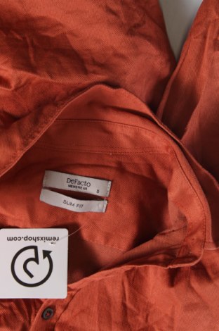 Herrenhemd Defacto, Größe S, Farbe Orange, Preis € 10,49