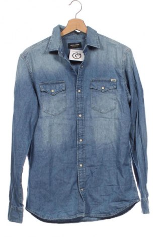 Herrenhemd Jack & Jones, Größe S, Farbe Blau, Preis 12,49 €