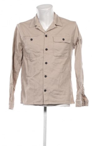 Herrenhemd Jack & Jones, Größe L, Farbe Beige, Preis 9,99 €