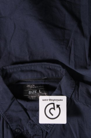 Herrenhemd Jean Pascale, Größe L, Farbe Blau, Preis € 10,49