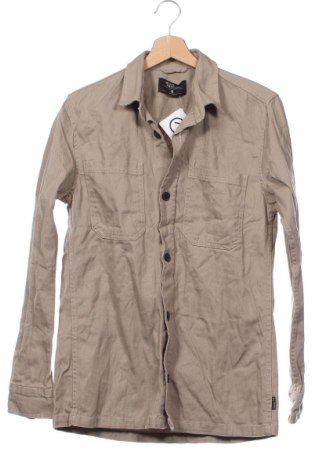 Herrenhemd Jean Pascale, Größe S, Farbe Beige, Preis € 10,49