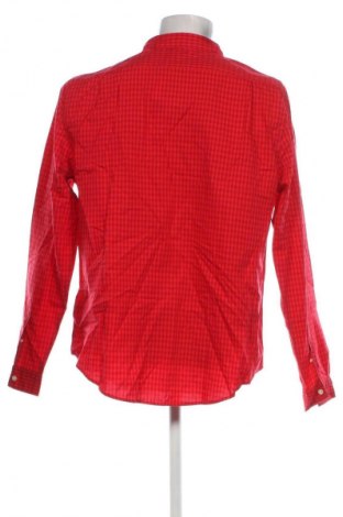 Herrenhemd Lacoste, Größe XL, Farbe Rot, Preis 24,49 €