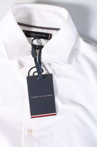 Męska koszula Tommy Hilfiger, Rozmiar S, Kolor Biały, Cena 320,99 zł