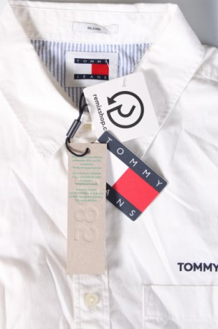 Męska koszula Tommy Jeans, Rozmiar XL, Kolor Biały, Cena 476,99 zł