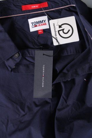 Męska koszula Tommy Jeans, Rozmiar XXL, Kolor Niebieski, Cena 476,99 zł