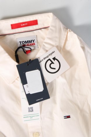 Ανδρικό πουκάμισο Tommy Jeans, Μέγεθος L, Χρώμα  Μπέζ, Τιμή 92,49 €