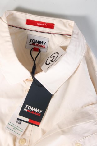 Męska koszula Tommy Jeans, Rozmiar XXL, Kolor ecru, Cena 476,99 zł