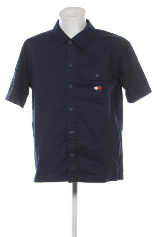 Мъжка риза Tommy Jeans, Размер L, Цвят Син, Цена 127,99 лв.