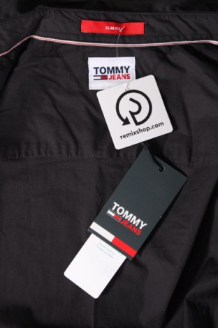 Мъжка риза Tommy Jeans, Размер XS, Цвят Черен, Цена 97,49 лв.