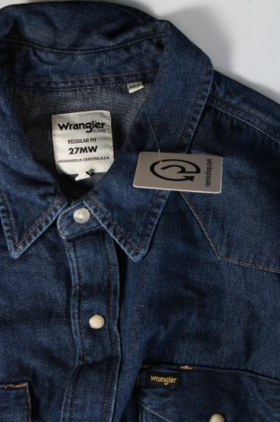 Herrenhemd Wrangler, Größe L, Farbe Blau, Preis 17,99 €