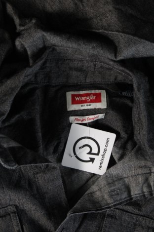 Herrenhemd Wrangler, Größe M, Farbe Grau, Preis € 15,99