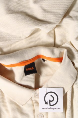 Ανδρικό t-shirt BOSS, Μέγεθος XL, Χρώμα Εκρού, Τιμή 45,52 €