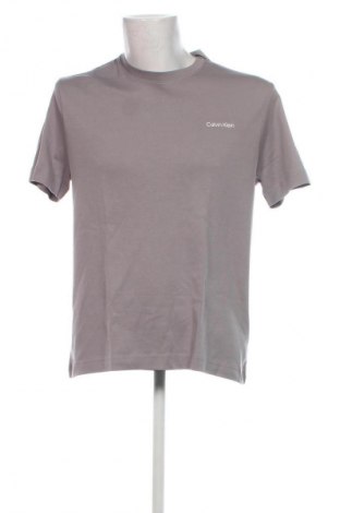 Herren T-Shirt Calvin Klein, Größe L, Farbe Grau, Preis 53,99 €