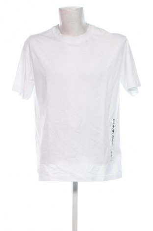 Herren T-Shirt Calvin Klein Jeans, Größe M, Farbe Weiß, Preis € 37,99