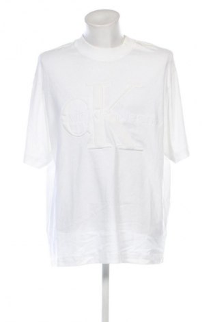 Ανδρικό t-shirt Calvin Klein Jeans, Μέγεθος XL, Χρώμα Λευκό, Τιμή 35,99 €