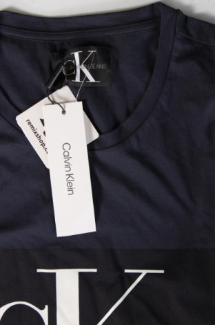 Pánské tričko  Calvin Klein Jeans, Velikost M, Barva Modrá, Cena  919,00 Kč